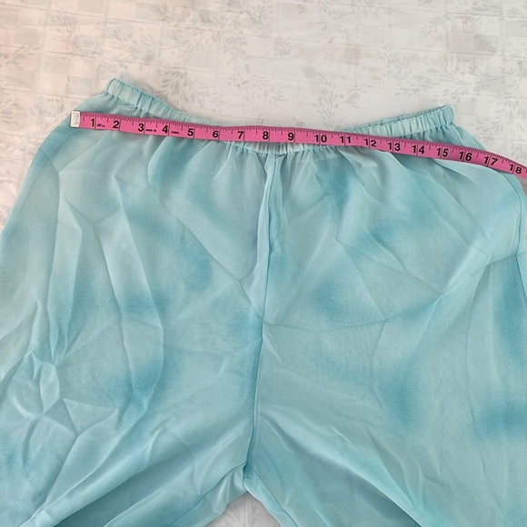 3/$18. 🌼Valerie Stevens semi sheer blue lounge pants size M - Picture 7 of 10